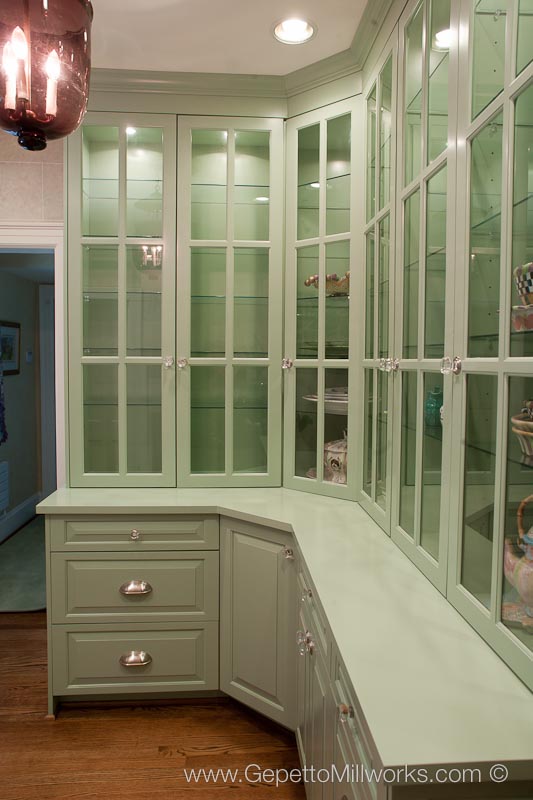 Oversize Custom China Cabinet Design And Build Gepetto Millworks