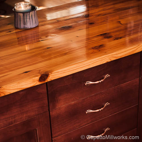 Warmth of Wooden Counter Tops