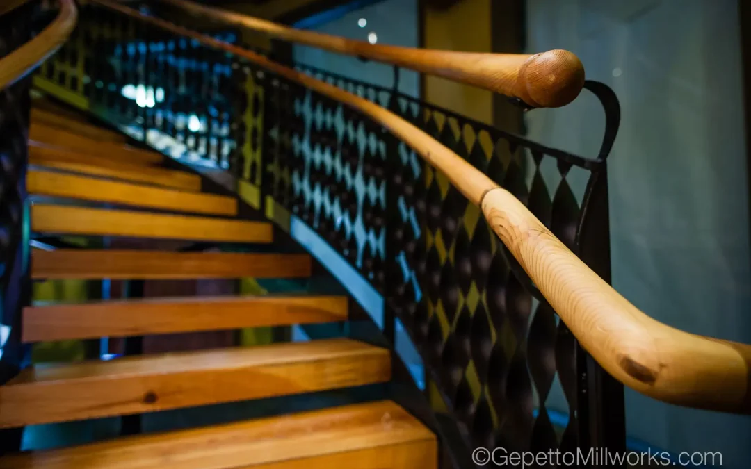 Solid Wood Spiral Staircase Manufacture
