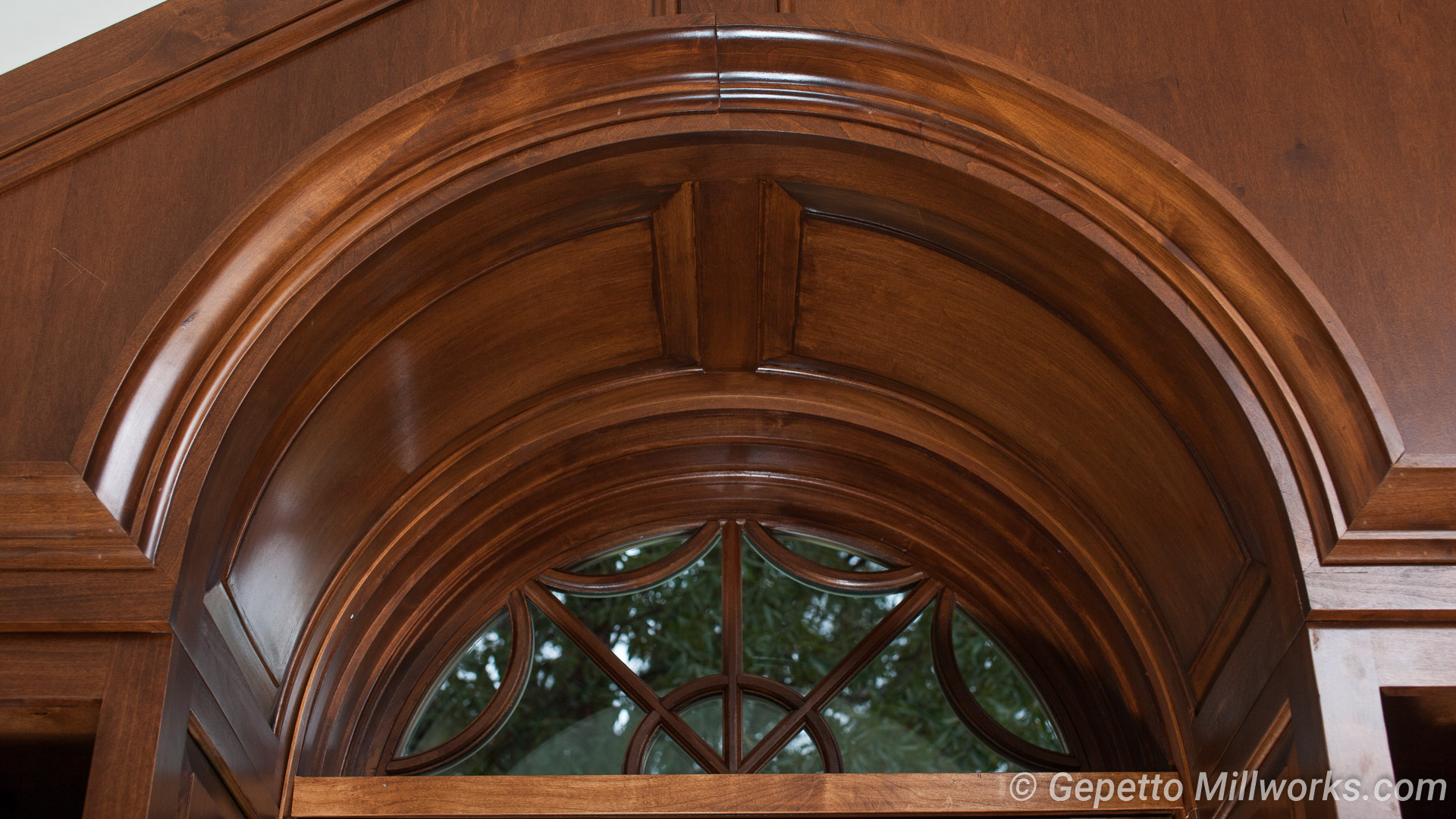 Arch & Round Top Radius Wooden Windows Custom Built to Order or Restored in Virginia by local craftsmen with historically accurate methods