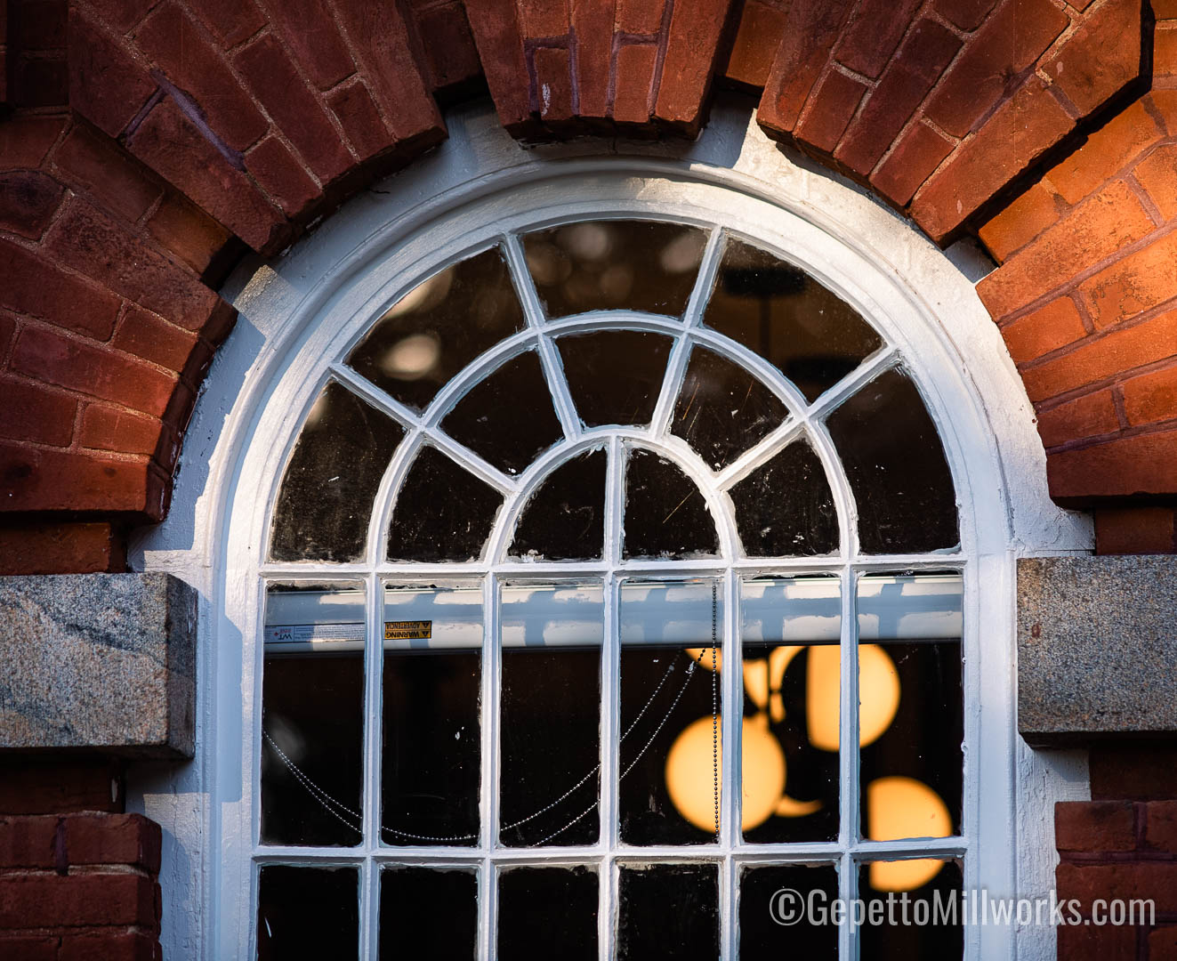 Arch & Round Top Radius Wooden Windows Custom Built to Order or Restored in Virginia by local craftsmen with historically accurate methods