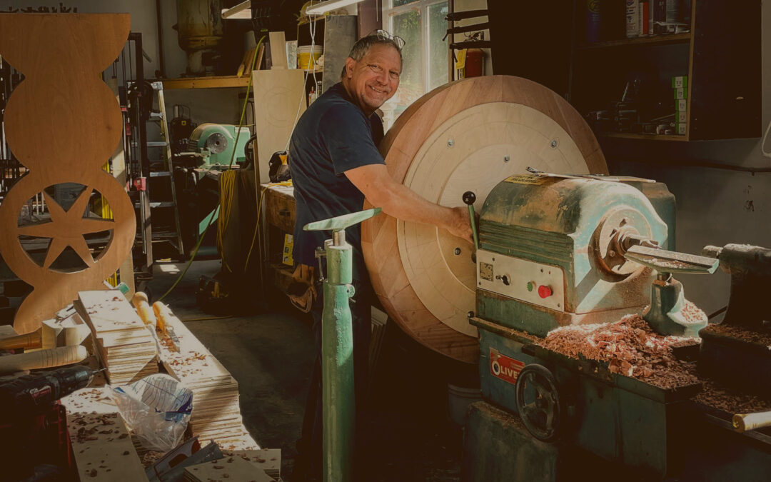 solid wood round historic hand turning services