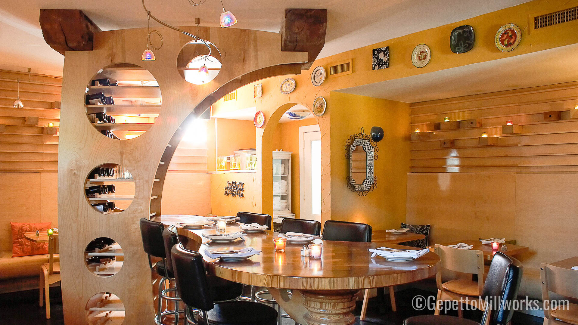 Unique Restaurant Millwork Made in Virginia