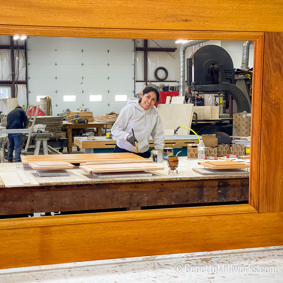 custom door building shop