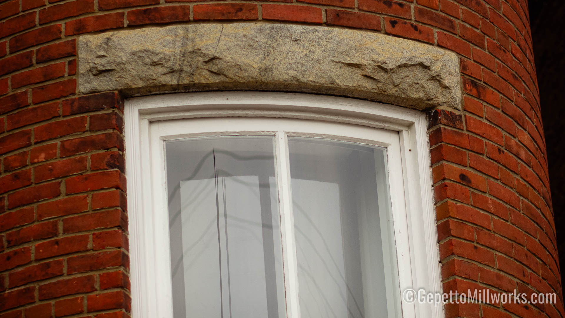 outward bowed window lentil and frame turret windows