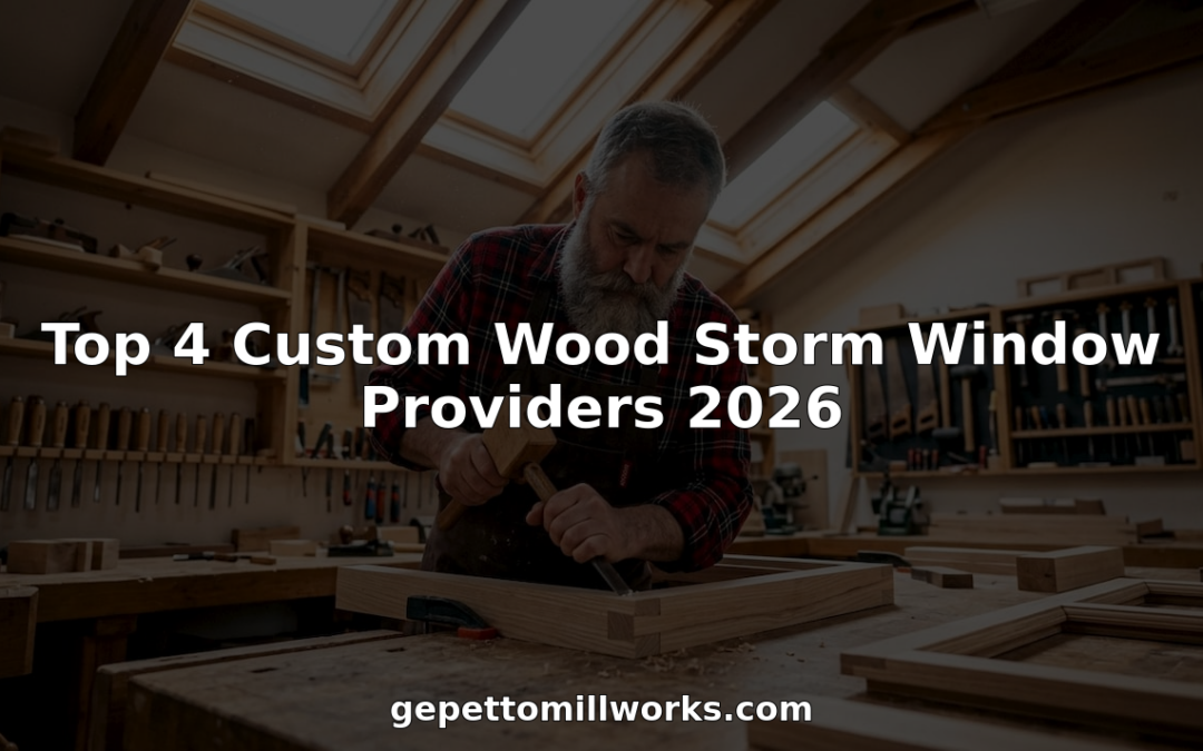 Top 4 Custom Wood Storm Window Providers 2026