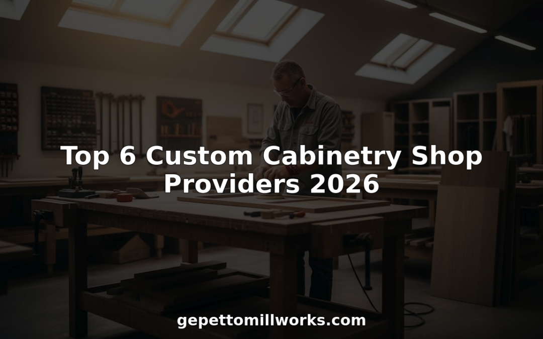 Top 6 Custom Cabinetry Shop Providers 2026
